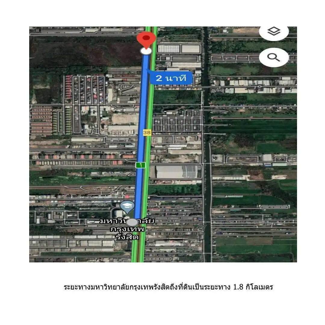ขายที่ดิน 183 ไร่ ไร่ละ 15ล้าน ติดถนน พหลโยธิน คลองหนึ่งคลองหลวง